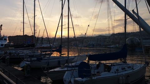 Port of Genoa, Genoa, Ligury, Italy