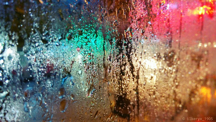 Rain,light and dance