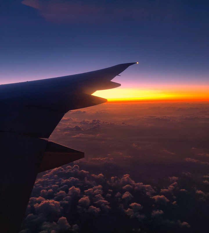 Sunset Above Skies