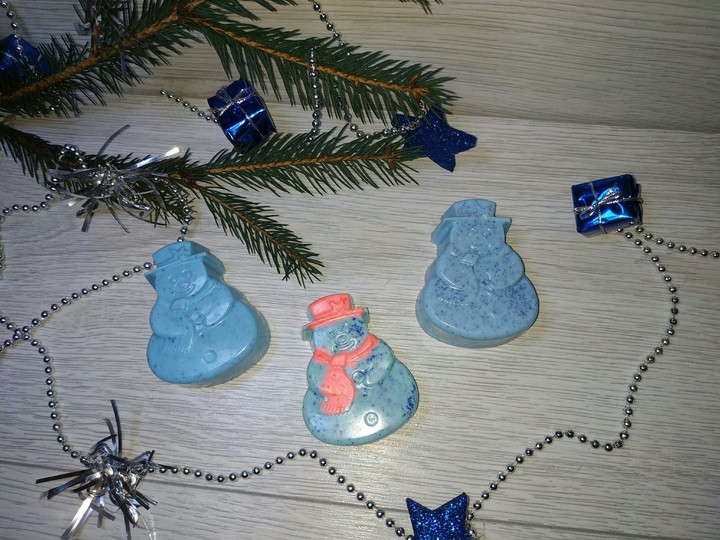 soap snowman