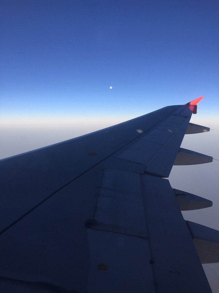 Moon from a Plain