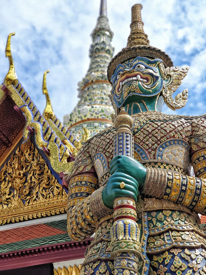 Inside the Grand Palace in Bangkok