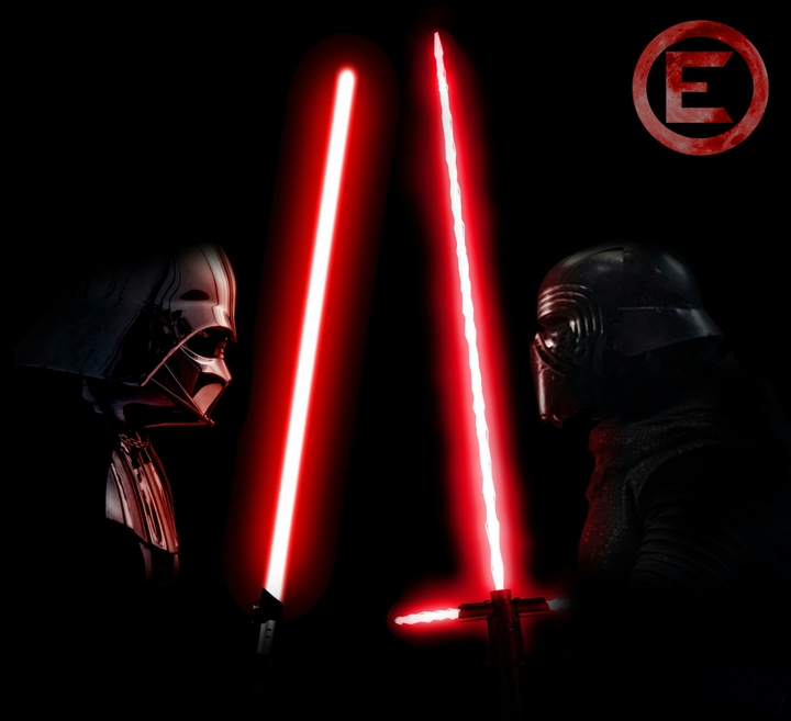 Darth Vader Kylo Ren Faceoff