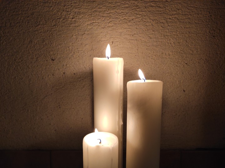 Candles in the dark