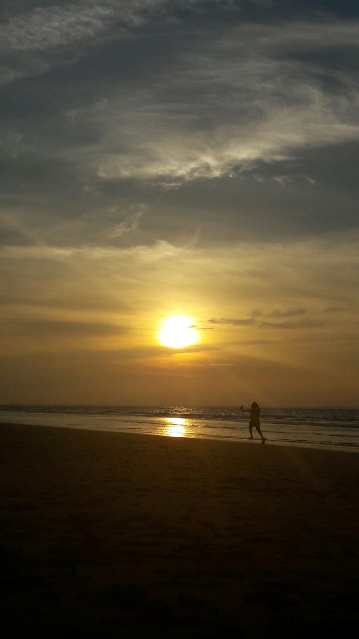 #sunset #girl #alone # beautiful