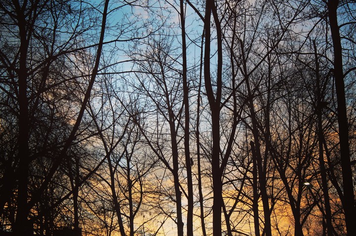 sunset colours