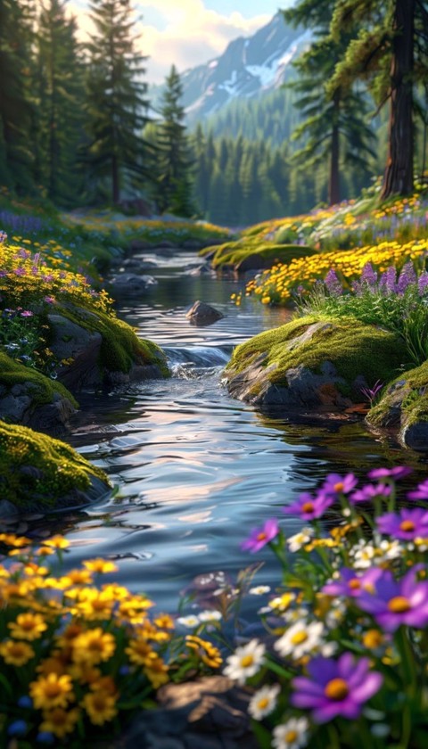 landscapes, stream Hintergrundbilder