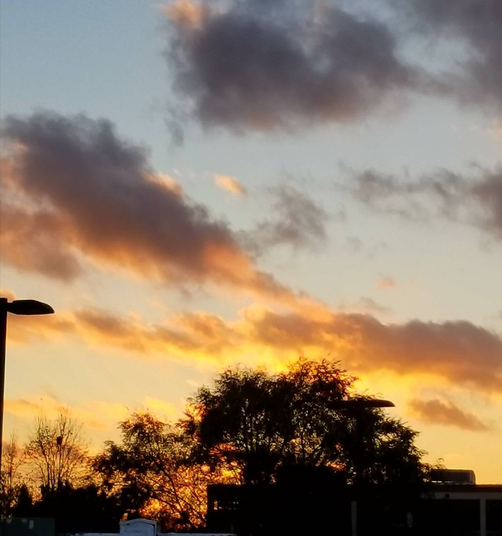 Sky on fire