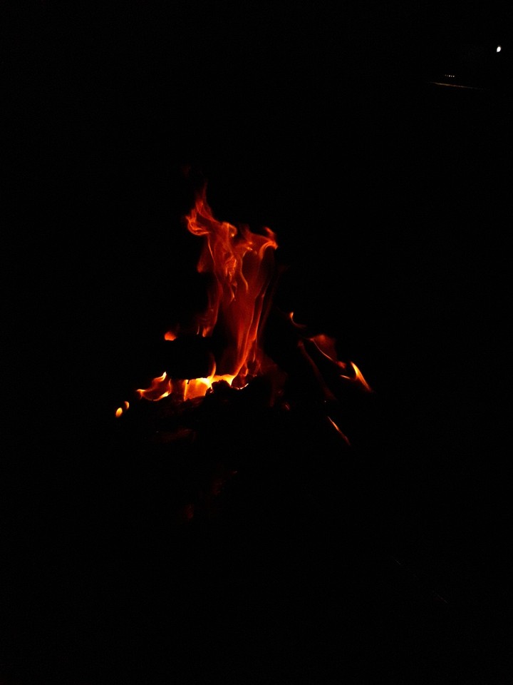 flames rising