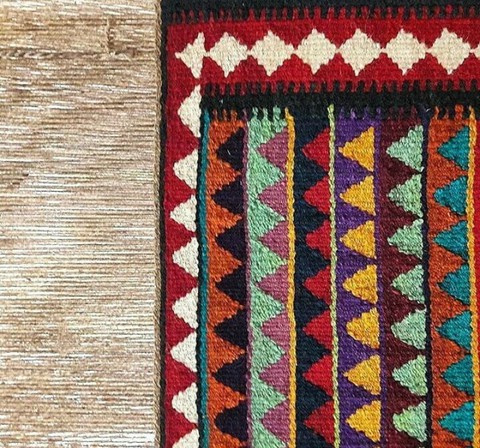 Kilim weaving, Kuhdasht, Iran