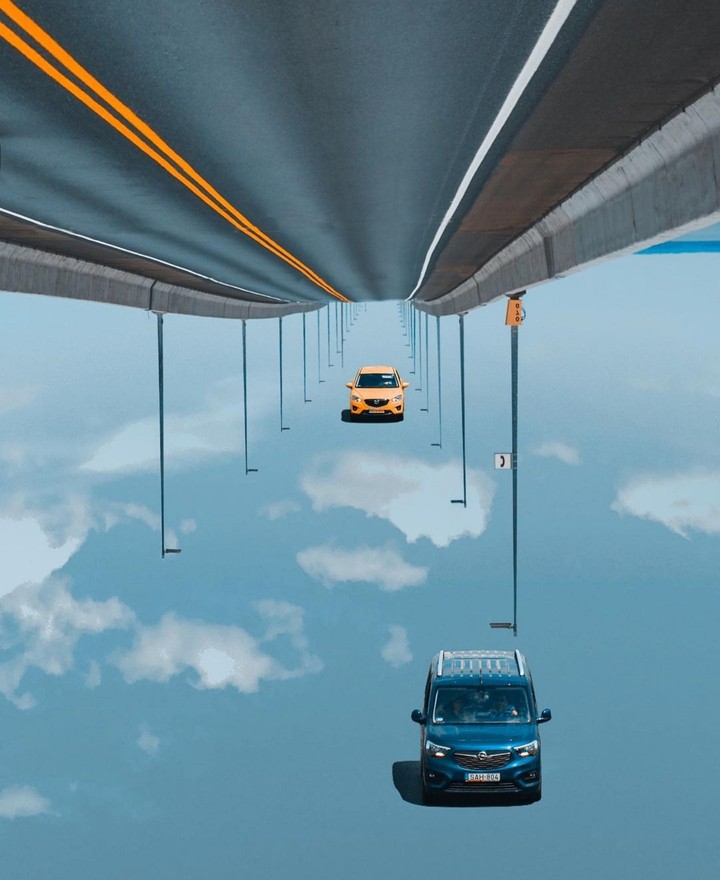 road in the clouds ...