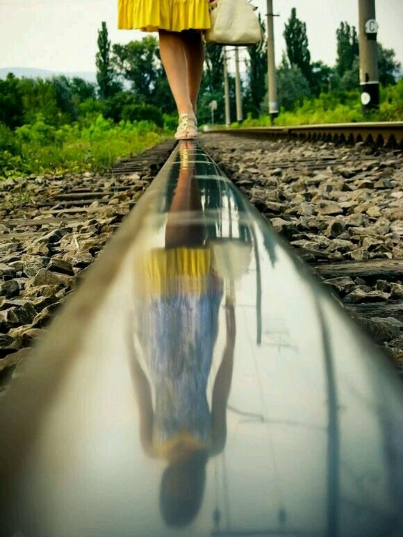 on the track..