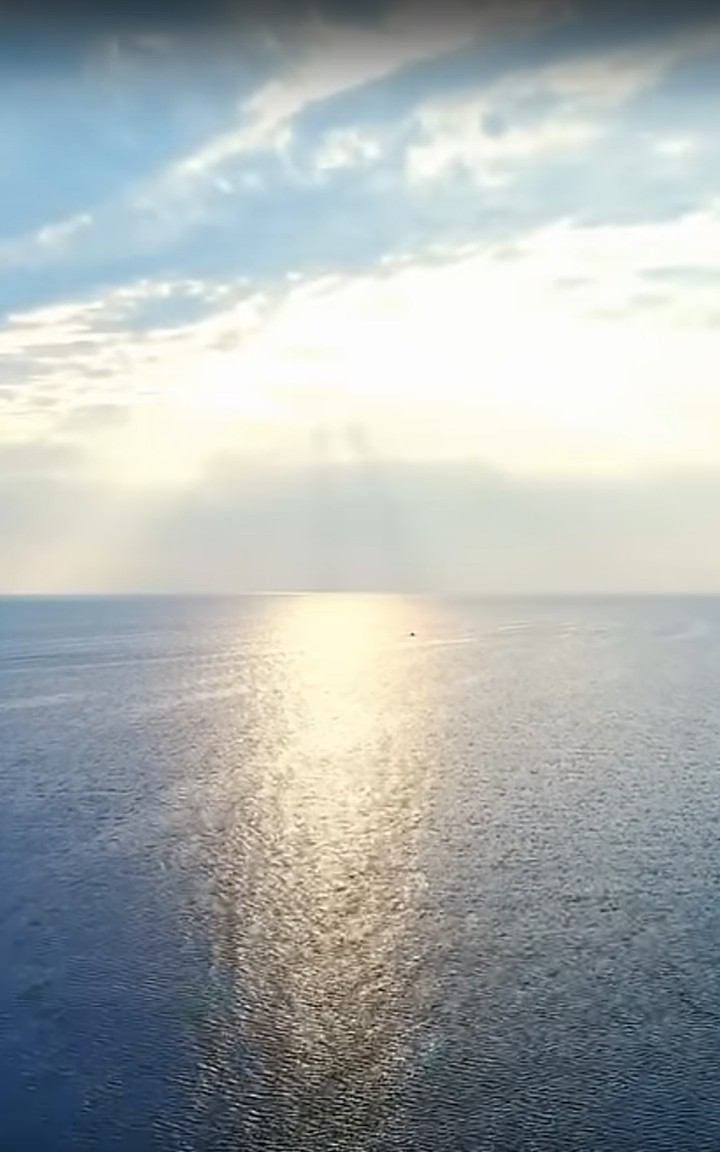 Sunrise on the sea