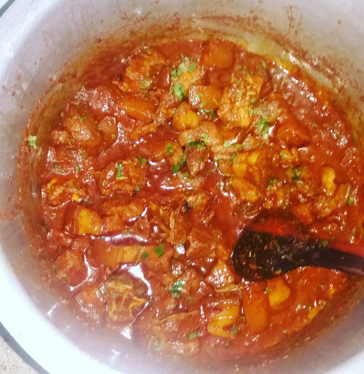 Pork curry