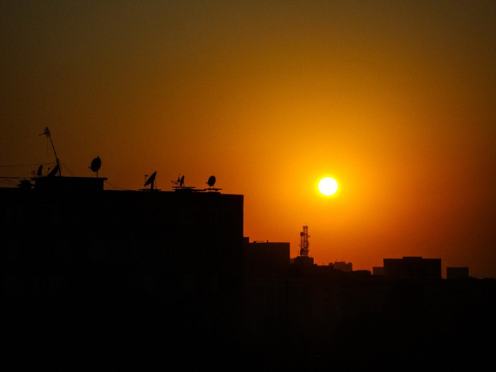 Sunset in Tashkent