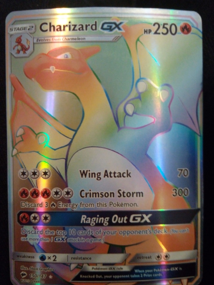 rainbow Charizard GX