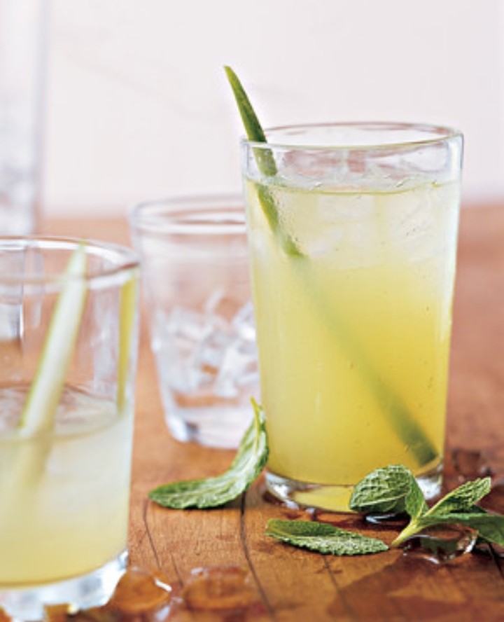 Mint Cucumber and Vodka cocktail 