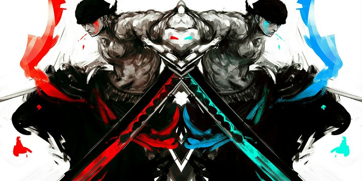 ONE Piece Zorro Blue/Red