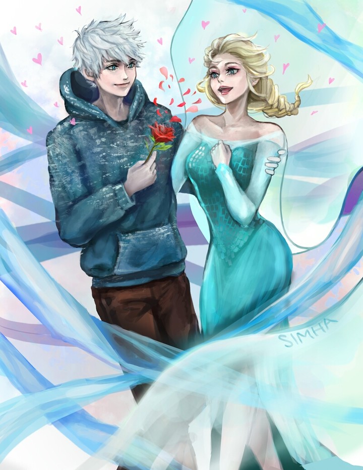 Jack frost ♡ Queen Elsa