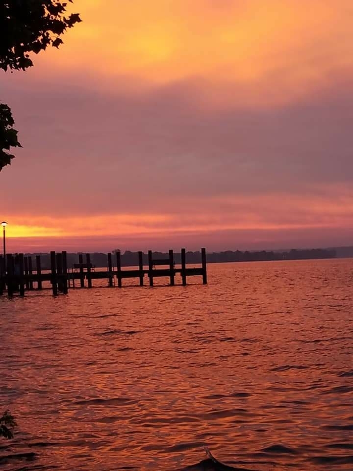Sky's on fire