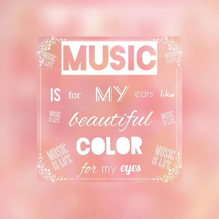 Music is my color