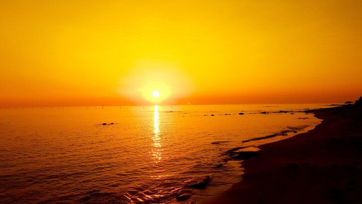 orange sunset
