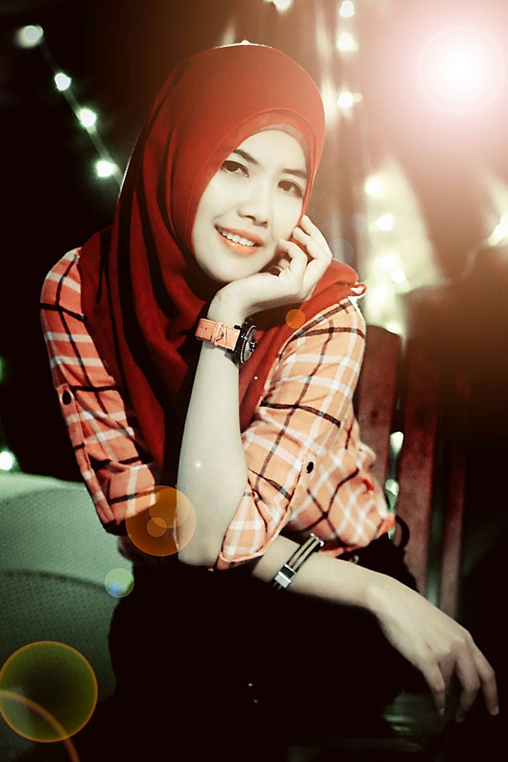 Asian girl on Hijab