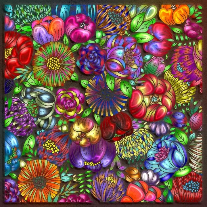 Bunches of flowers