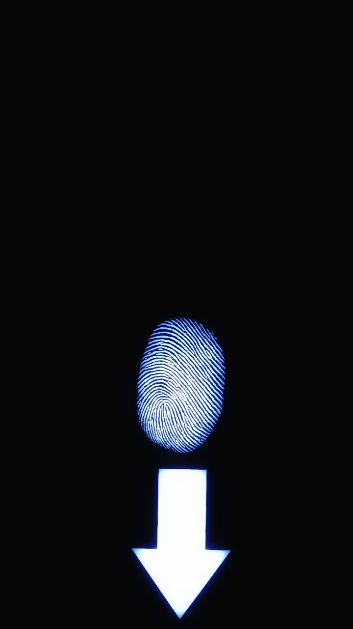lock screen wall paper finger print