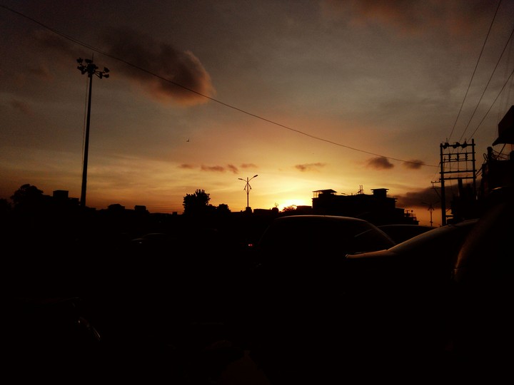 Sunset in gold!