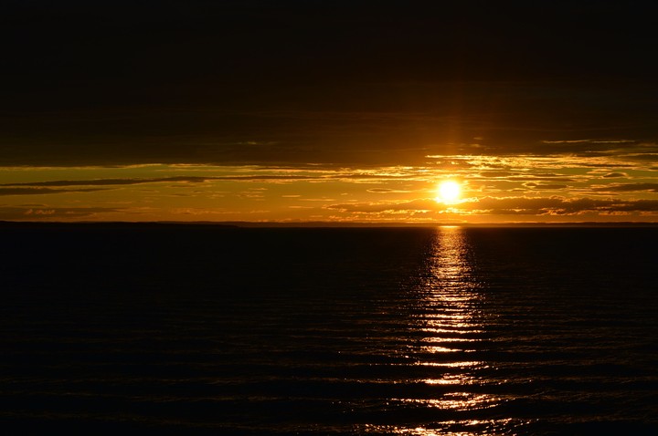 Sunset Fleuve St-Laurent Bic, Rimouski, Québec, Canada