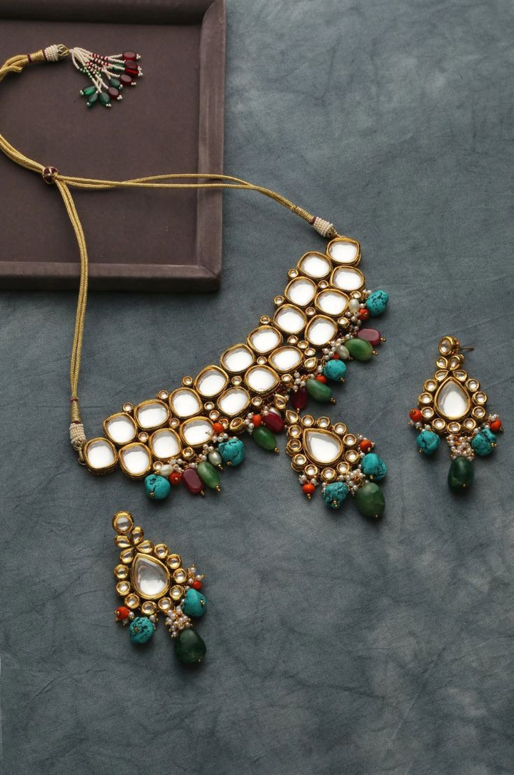 Indian Kundan Jewellery Set