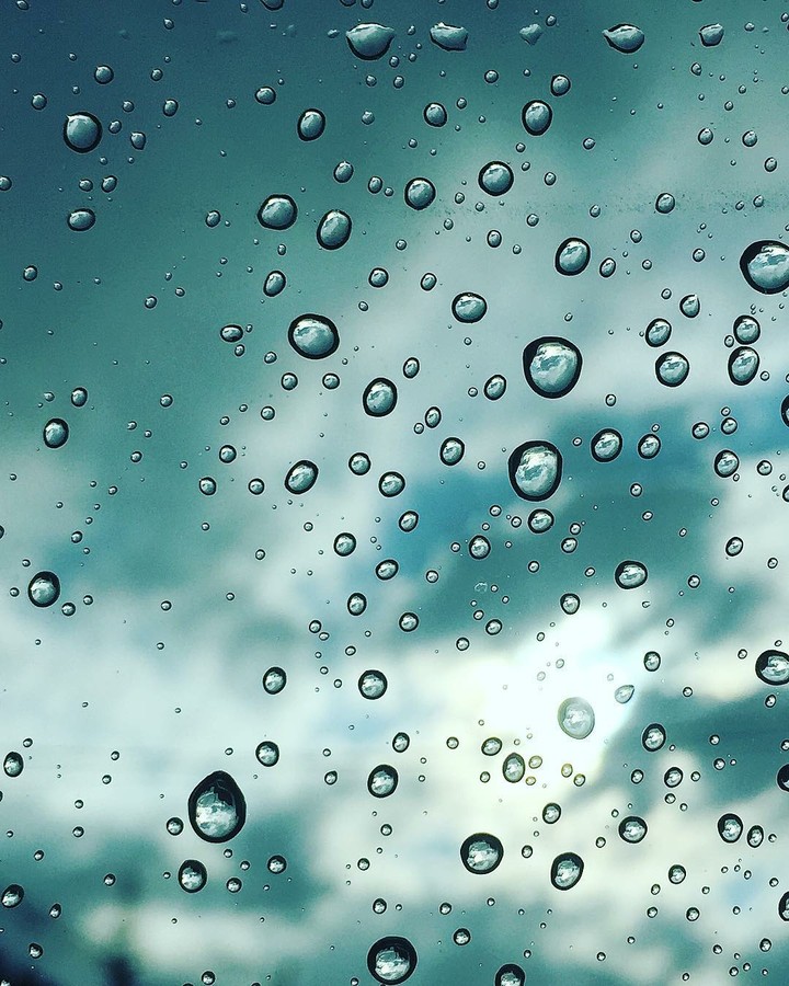 Drops on glass