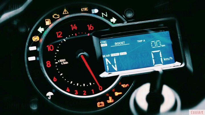 H2R speedometre