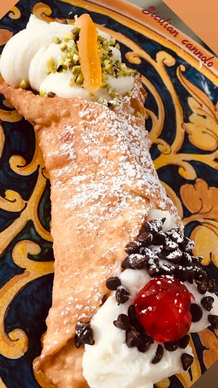 Sicilian cannolo