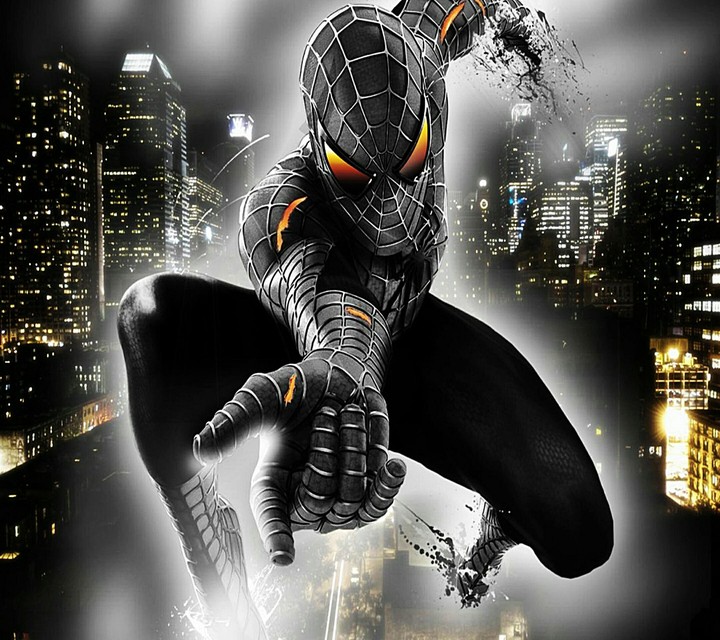 black spider