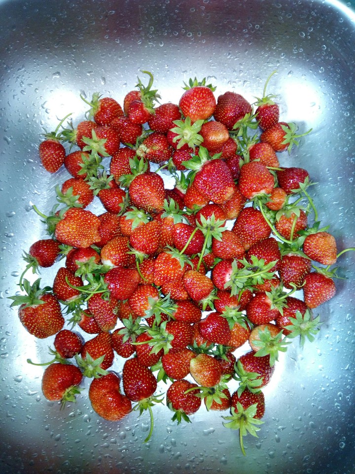Natural strawberry from my garden