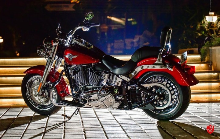 fatboy on its stand