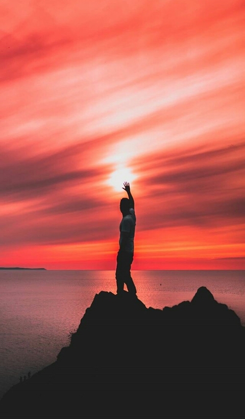 Standing, silhouette壁纸