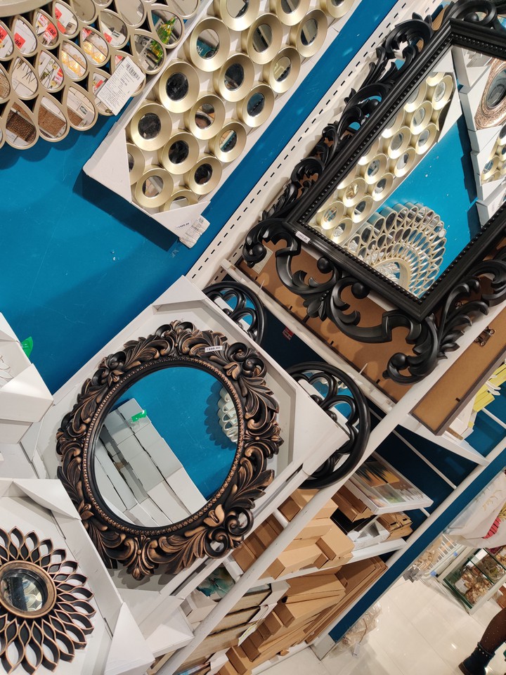mirrors on the wall