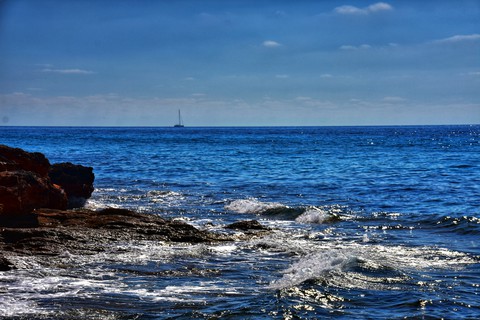 Blue sea