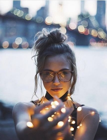 lighted girl