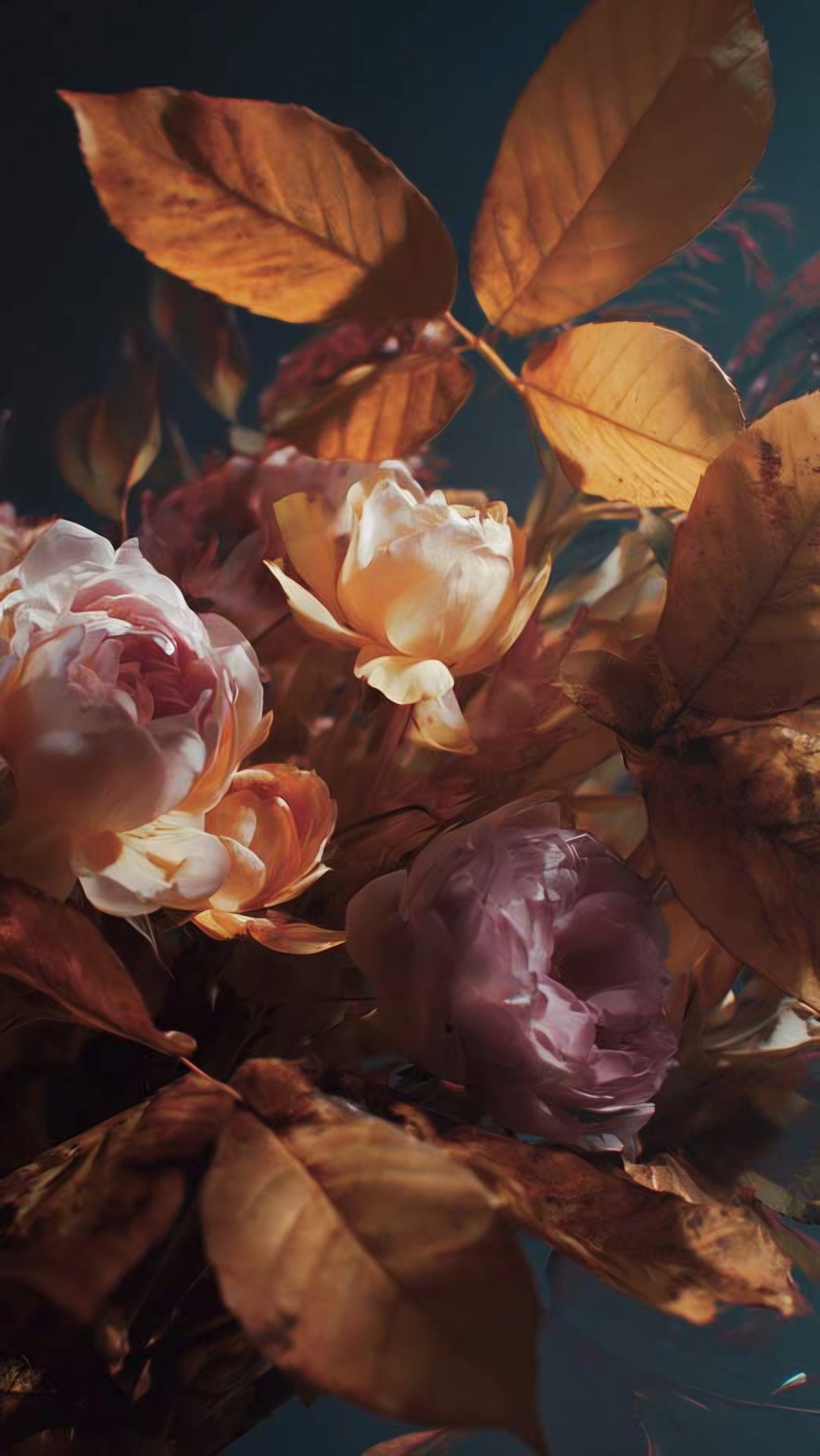 DELICATE AUTUMN FLOWERS
