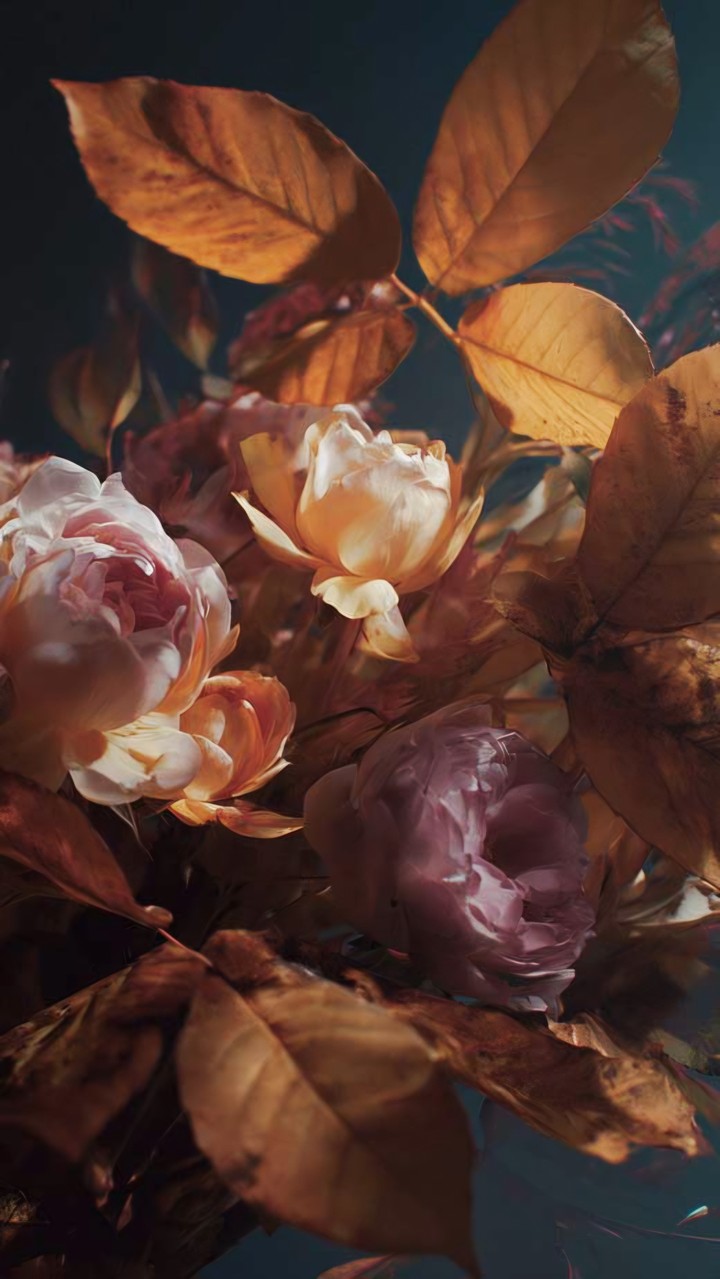 DELICATE AUTUMN FLOWERS