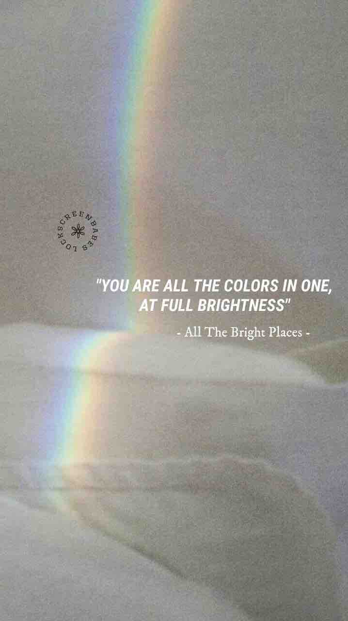 All the bright places quote