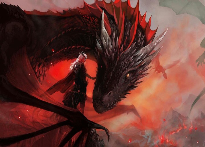 Daenerys with Drogon