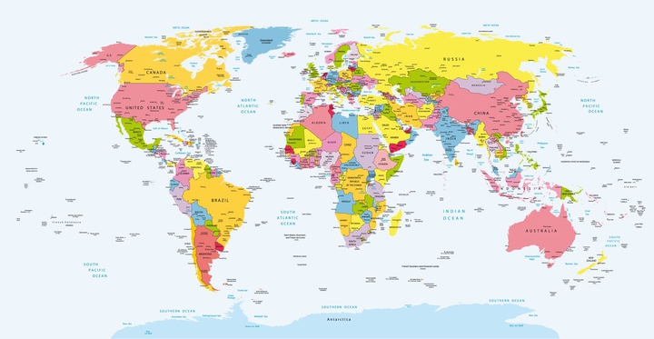 mapa world