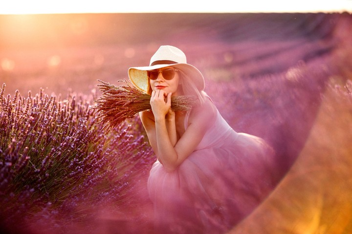 Sunset in lavender