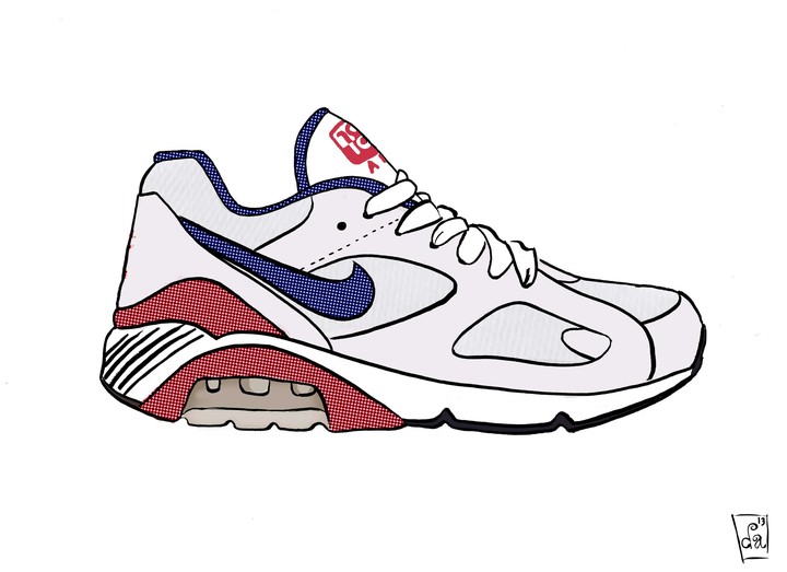 Bike Air Max Illustration
