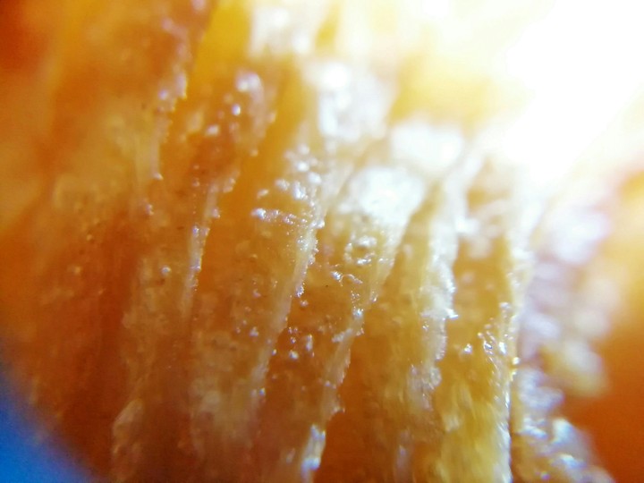 Macro french butter croissant